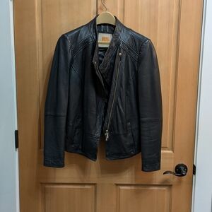 Hugo Boss Black Leather Jacket